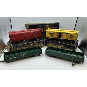 Model Train Prewar Tinplate American Flyer Box Car with Box Scale 3/16